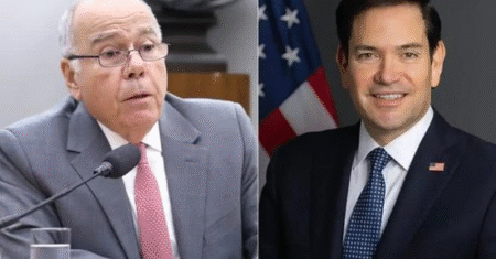 Mauro Vieira e Marco Rubio se reúnem na Casa Branca